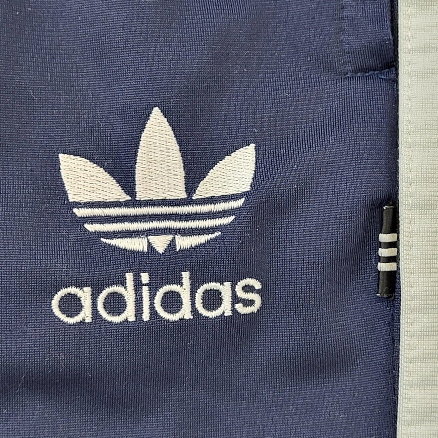 Adidas 90s Vintage Navy Blue Straight Leg Tracksuit Bottoms Men's Size S W30 L28