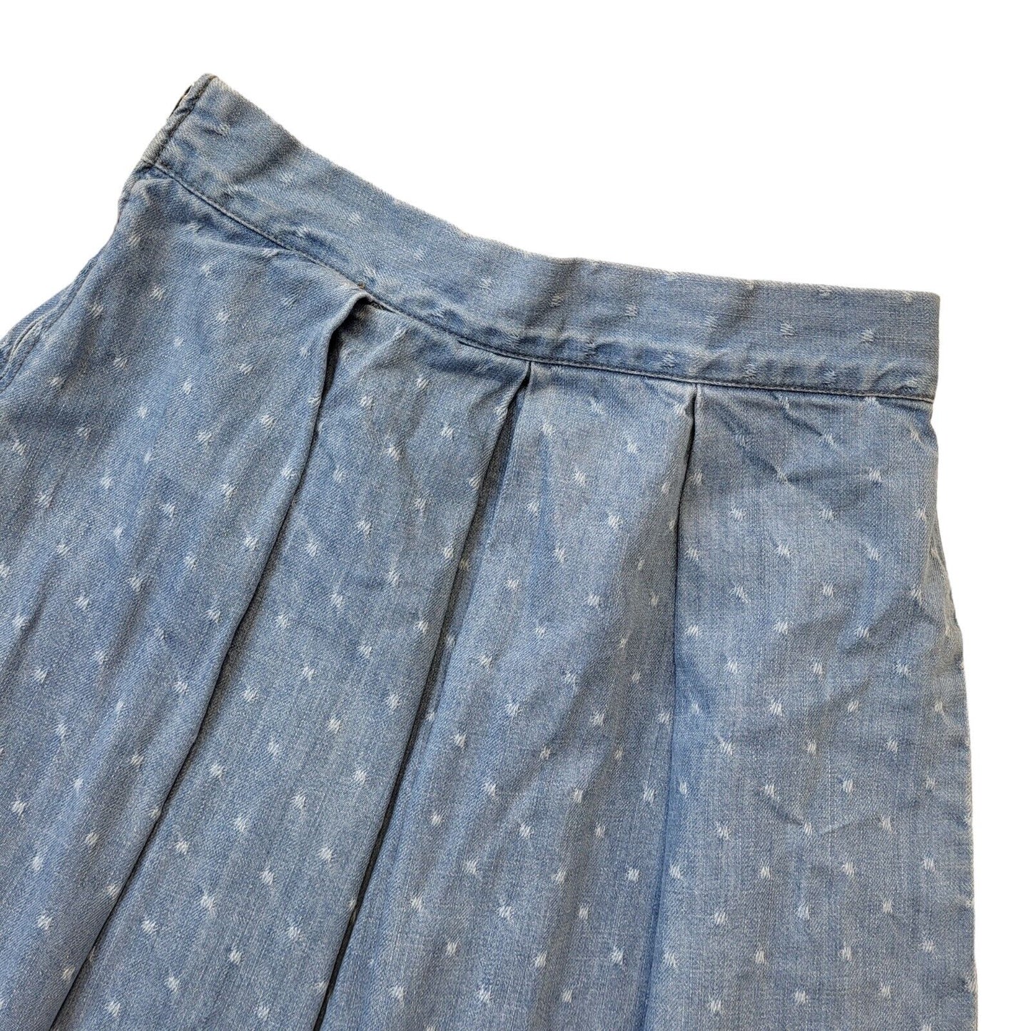 United Colors Of Benetton Blue Denim Midi Skirt Women's UK Size 8