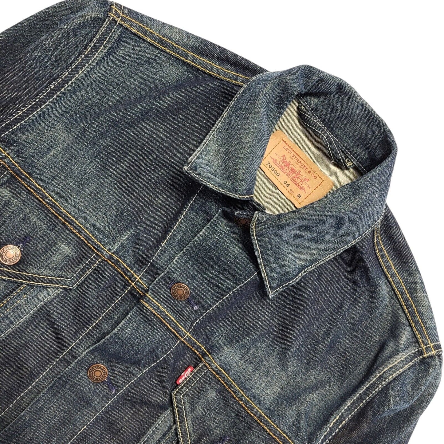 Levi's Vintage Y2K Blue Button Up Denim Jacket Womens UK Size M