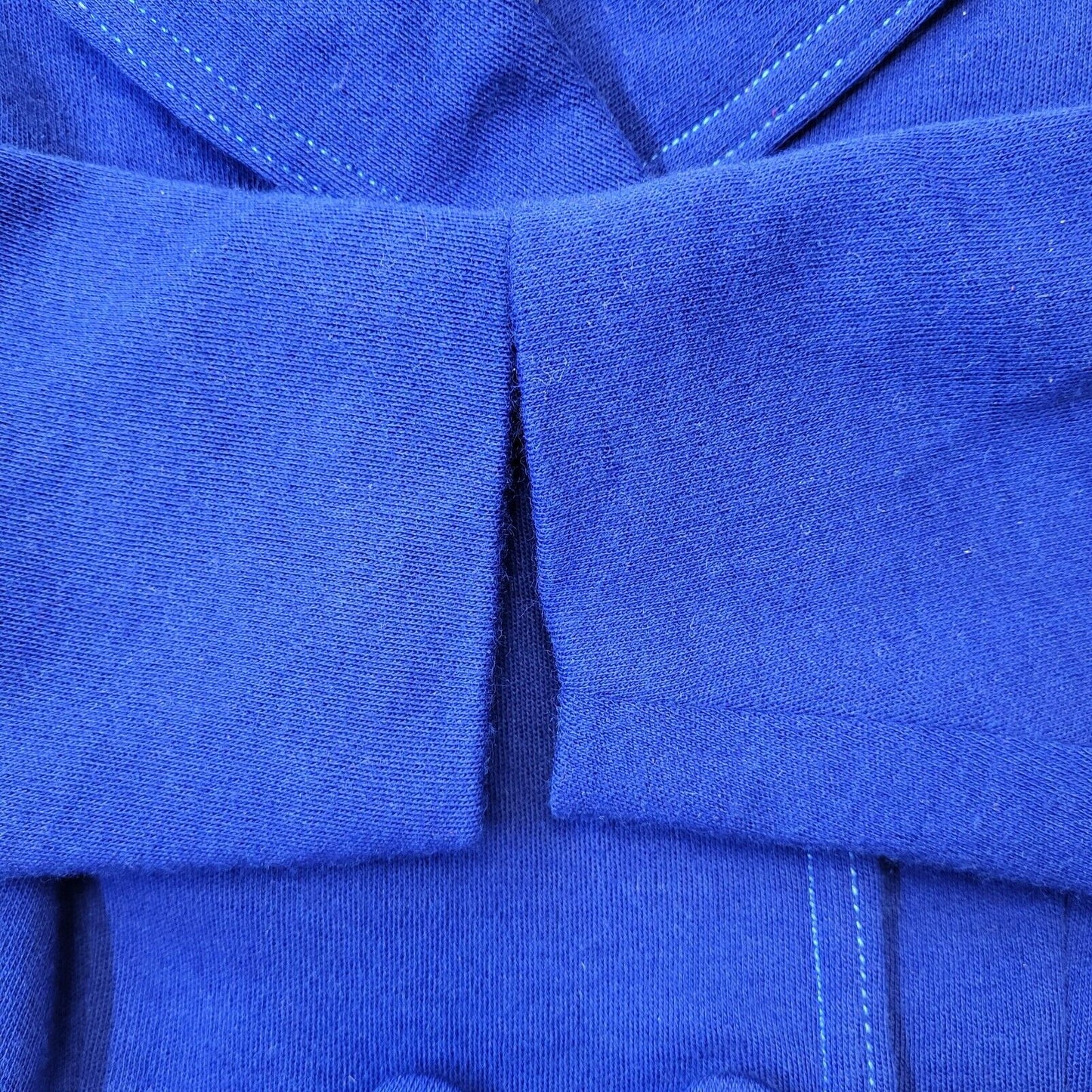 70s Vintage Blue Double Breasted Dress Jacket Women's Size 8