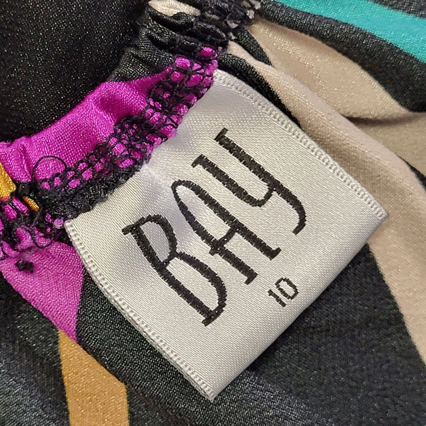 Bay Vintage Y2K Black Halterneck Top Womens Size 10