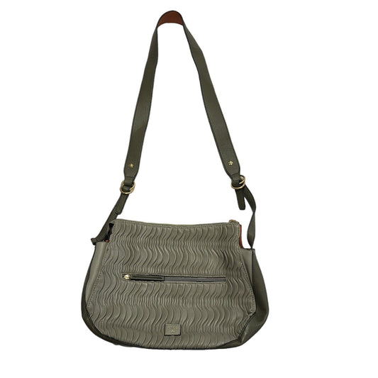 Nica Grey Leather Cross Body Shoulder Bag Uk Women's 15" x 10"