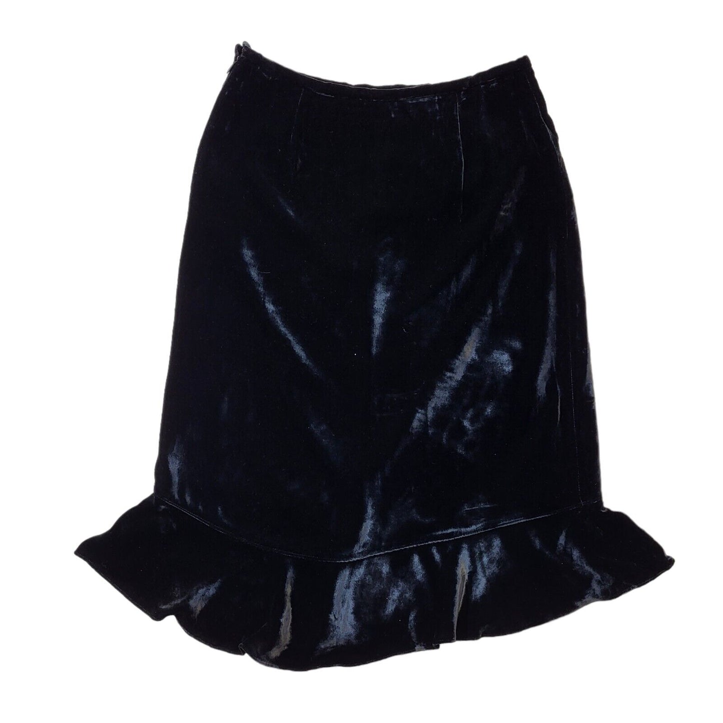 Gap 90s Vintage Black Velvet Skirt Women's Size 10 W28