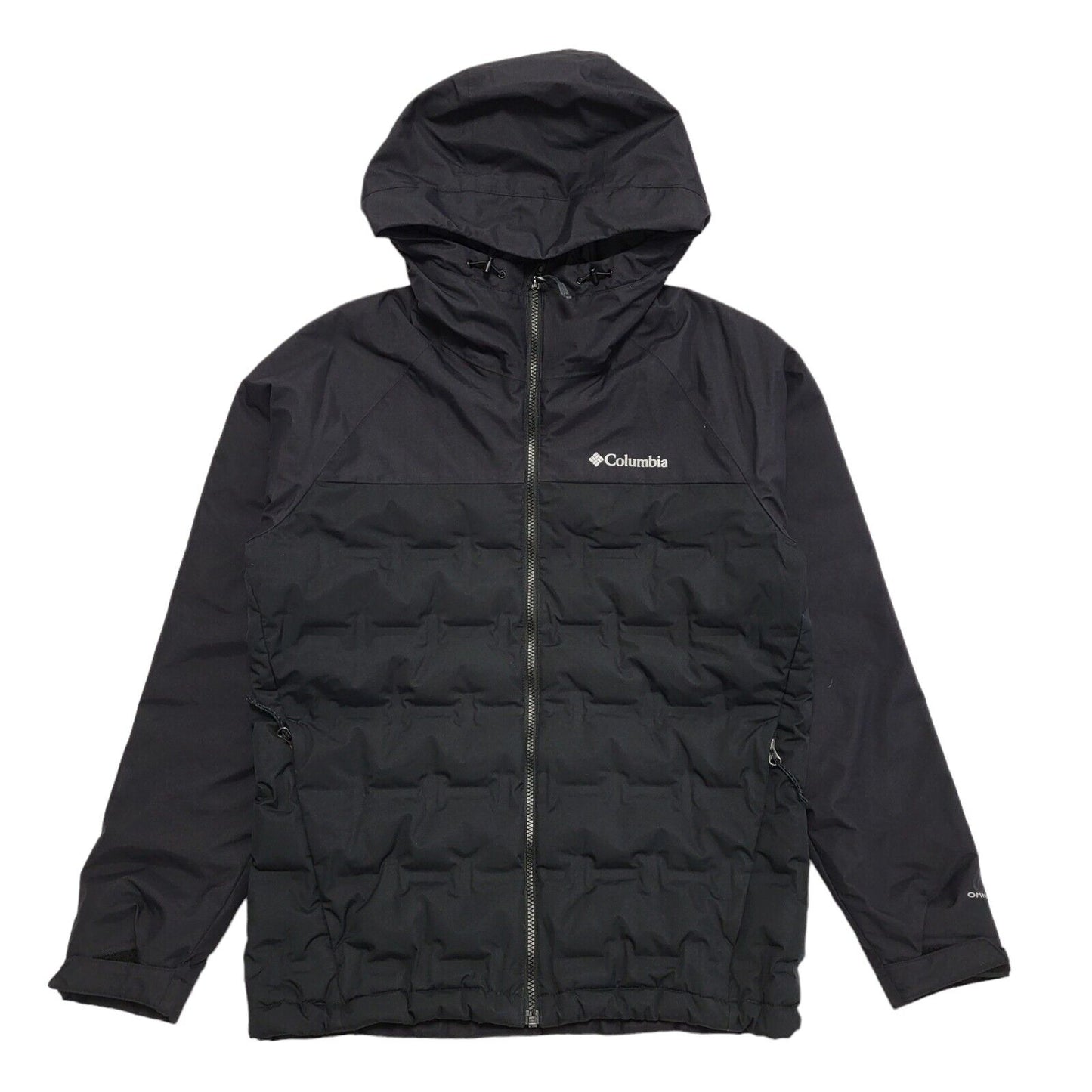 Columbia Black Zipped Hooded Jacket Uk Women's Size Small