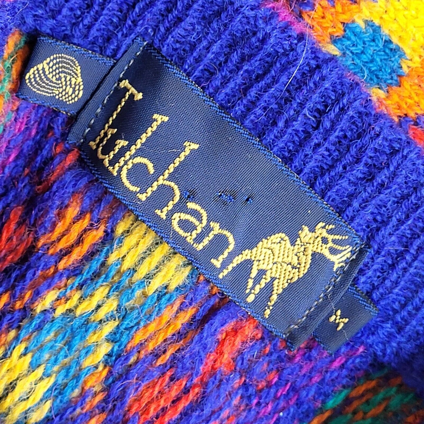 Tulchan Vintage 90's Purple Pink Knitted Cardigan UK Women's Size M