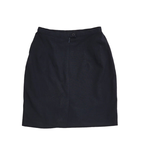 Marks and Spencer Vintage 90's Black Short High Waist Skirt Womens UK Size 8