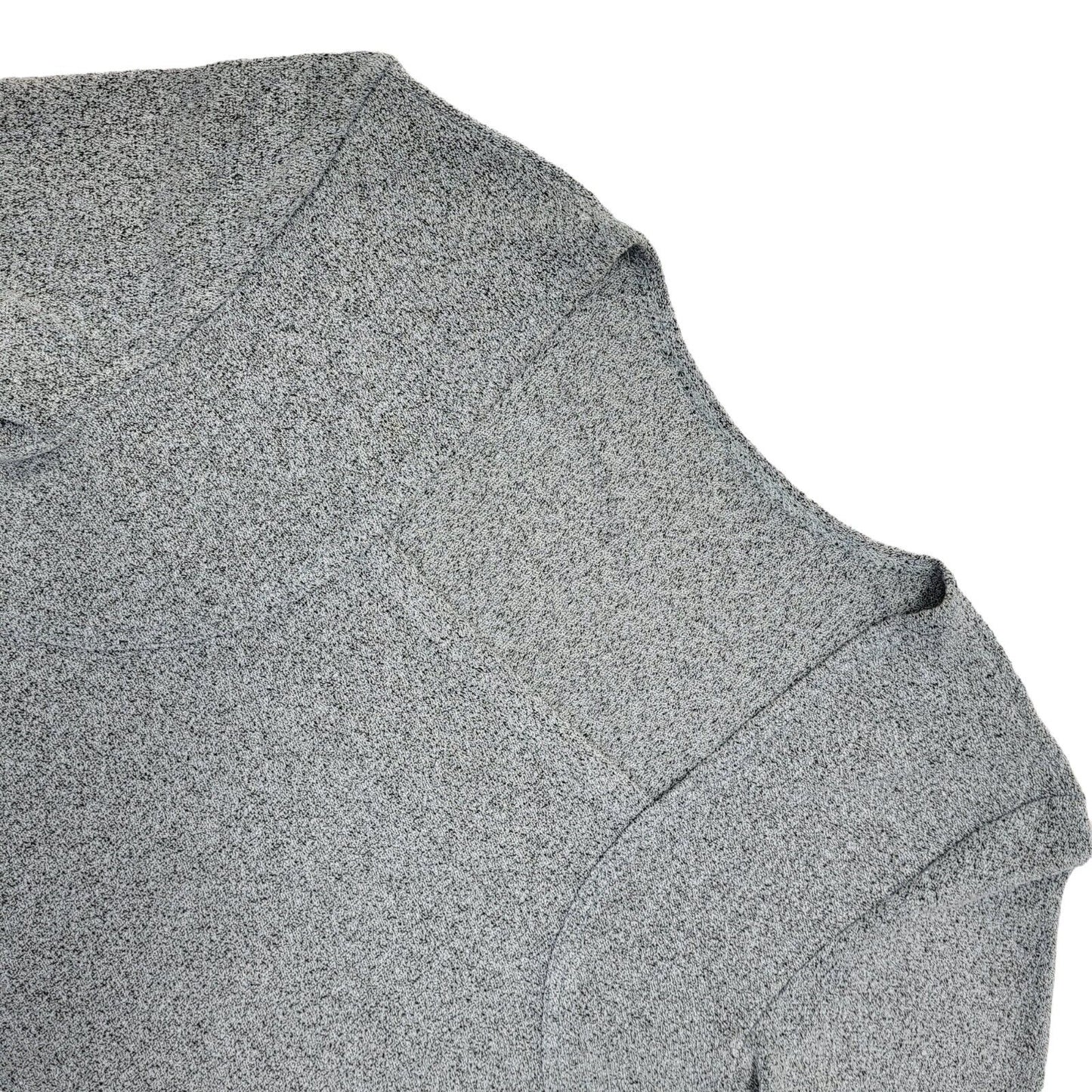 90s Vintage Grey Square Neck Midi Dress Women's Size 8