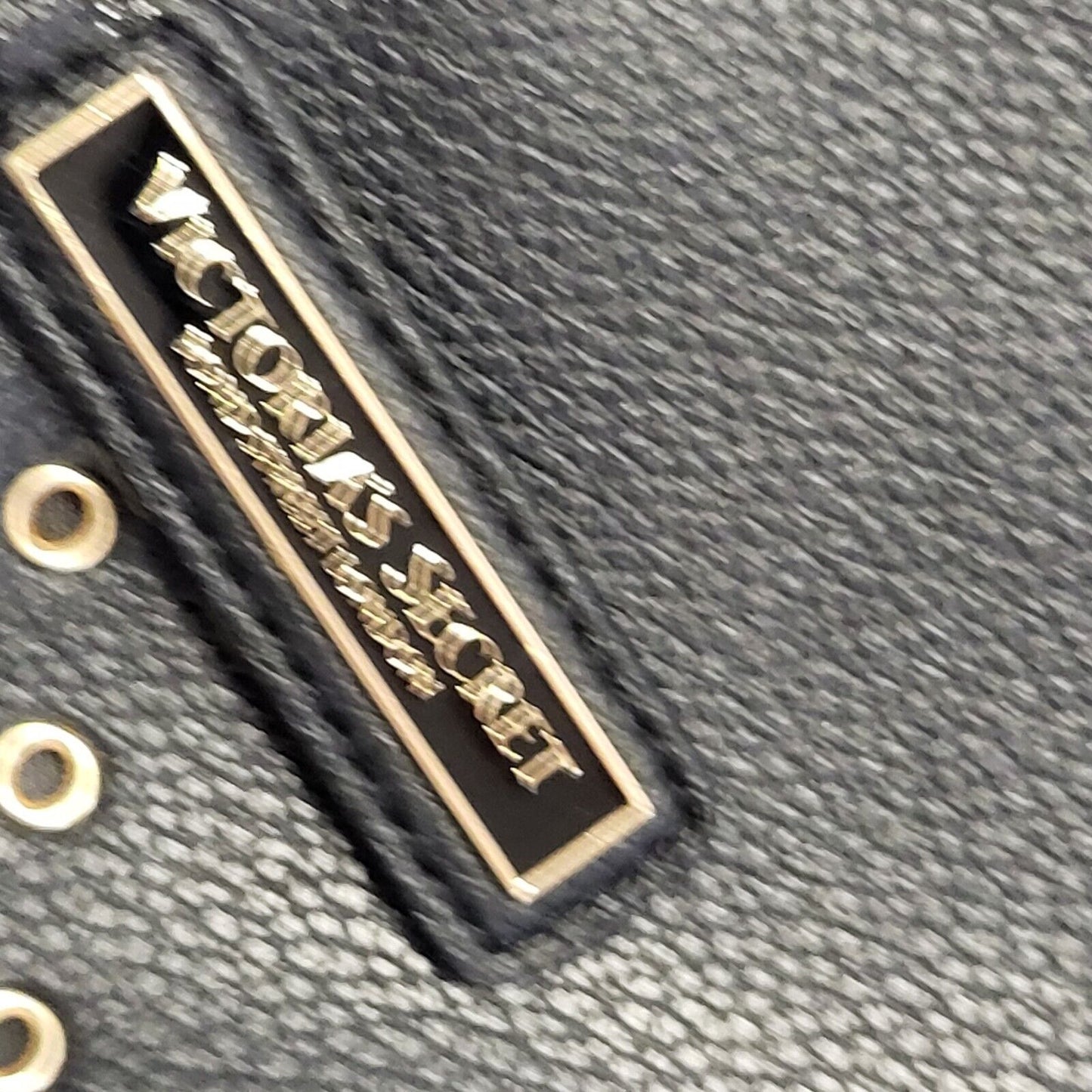 Victoria's Secret Black Leather Shoulder Hand Bag Uk Women's Size 8.5" x 6"