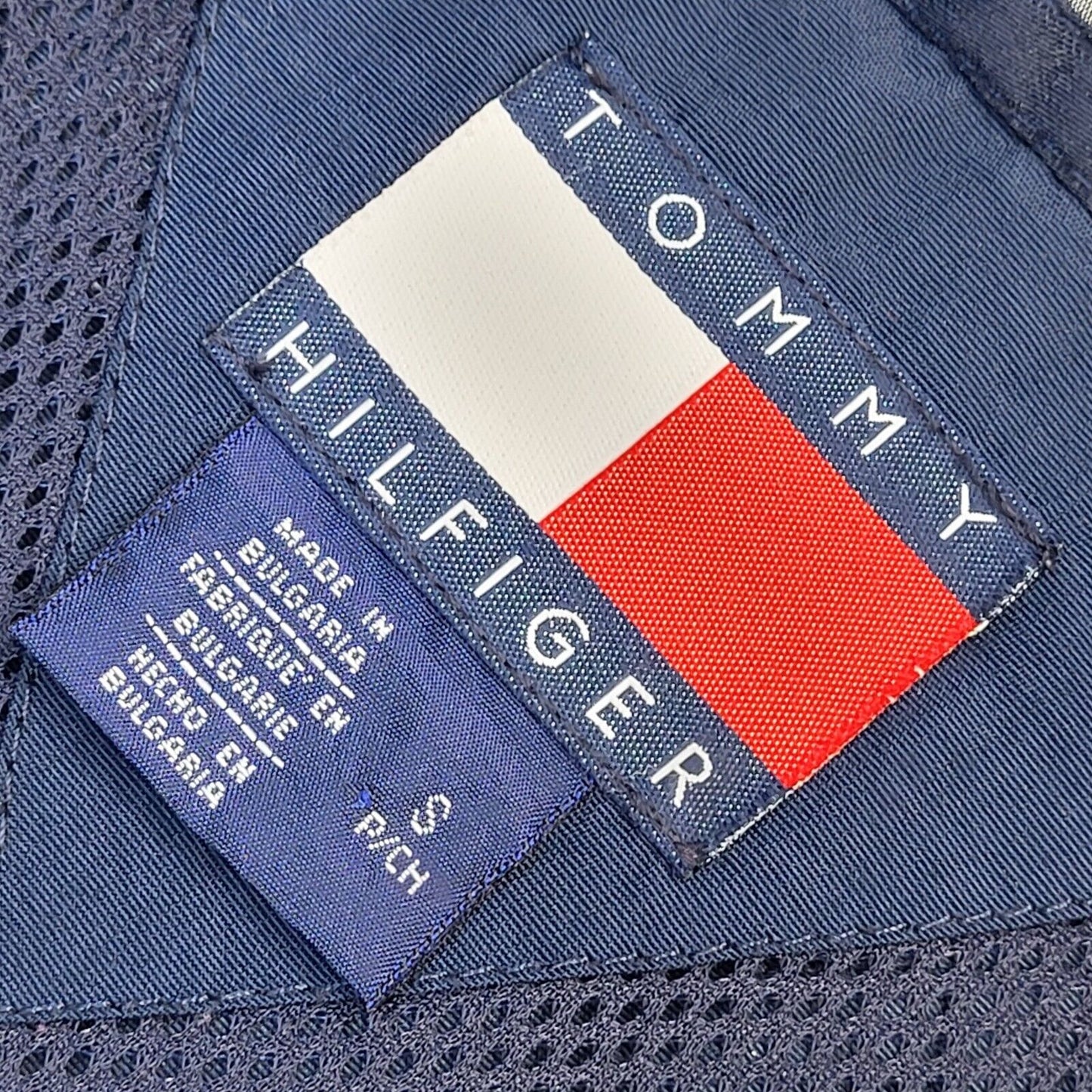 Tommy Hilfiger Navy Blue Y2k Pullover Jacket Uk Men's Size Small