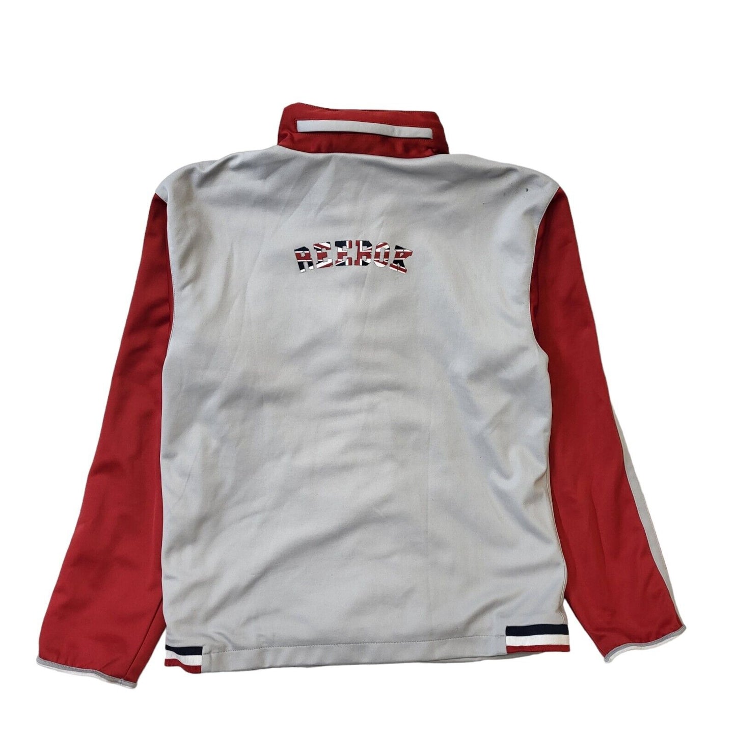 Reebok Y2K Vintage Grey & Red Track Jacket Men's Size Large