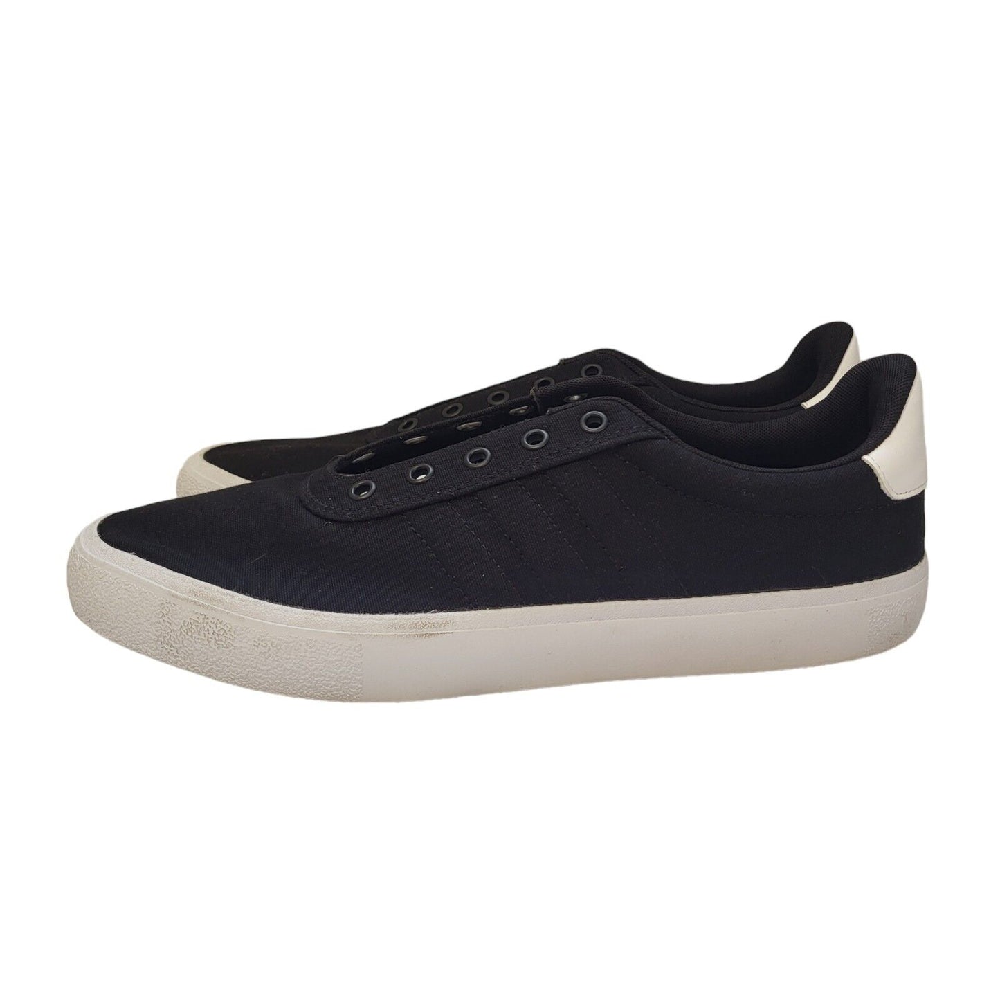 Adidas Black & White Lace-up Sports Casual Trainers Uk Men's Size 11