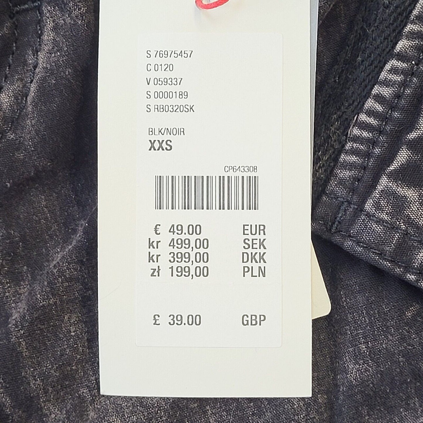 Urban Outfitters Y2K Vintage Black Mini Skirt BNWT Women's Size XXS/XS W22-24