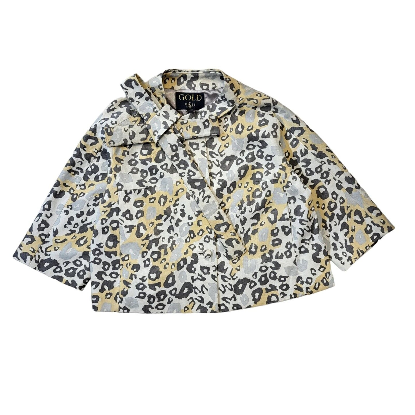 Giles Deacon New Look Y2K Vintage Animal Print Jacket Women's Size 12 BNWT