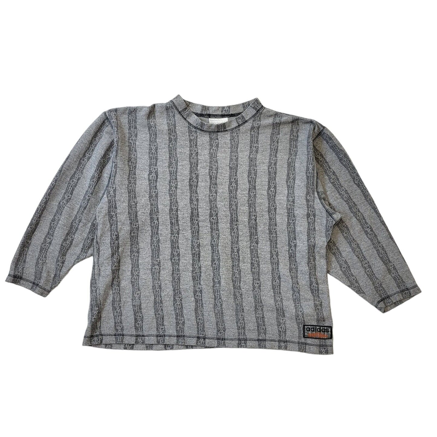 Adidas 90s Vintage Stree Grey Over-sized Sweatshirt Men's Size Medium
