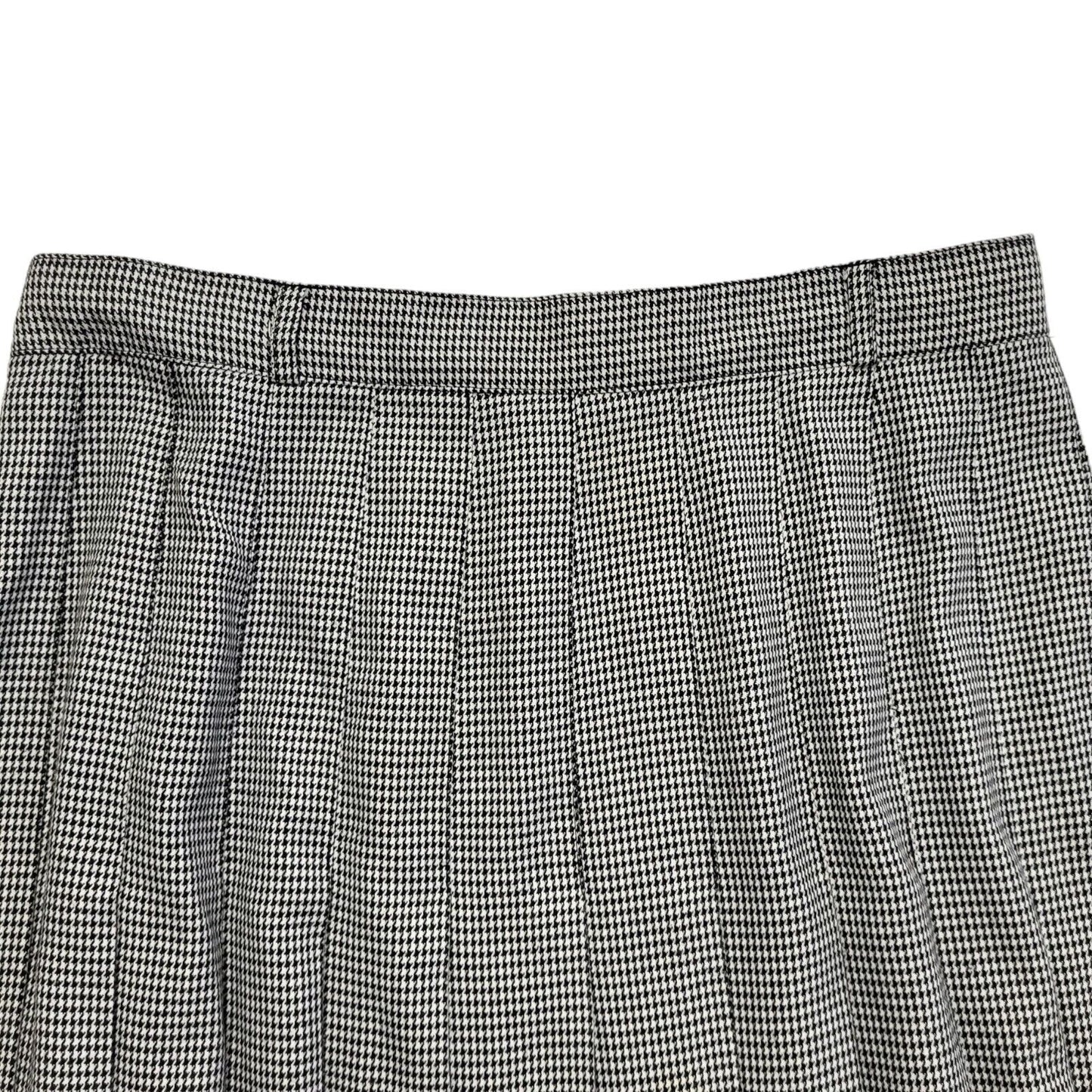 Etam Vintage 90's Black & White Pleated Midi Skirt Womens UK Size 16 W31