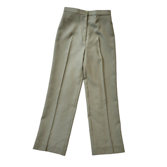 St Michael 80s Vintage Beige Straight Trousers Women's Size 12 W26 L29