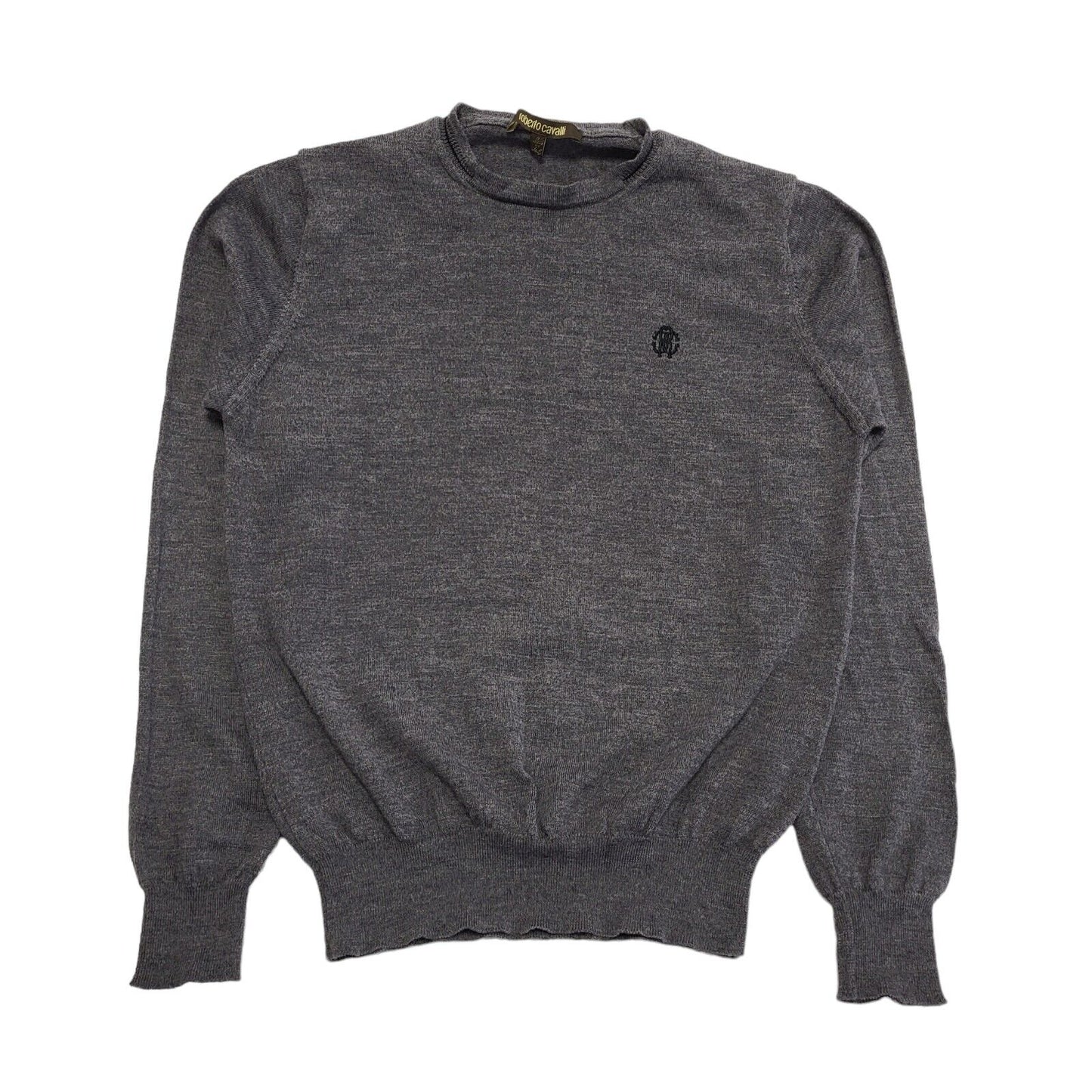 Roberto Cavalli Grey Round Neck Jumper Women's Size Small