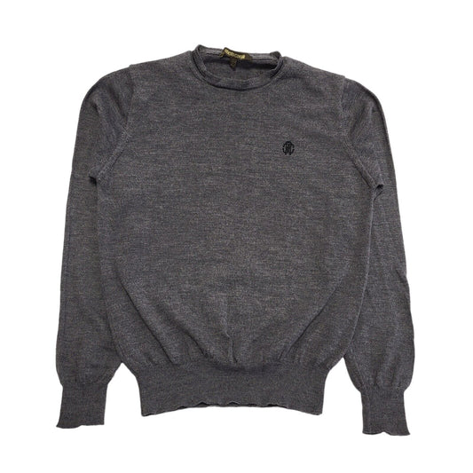 Roberto Cavalli Grey Round Neck Jumper Women's Size Small