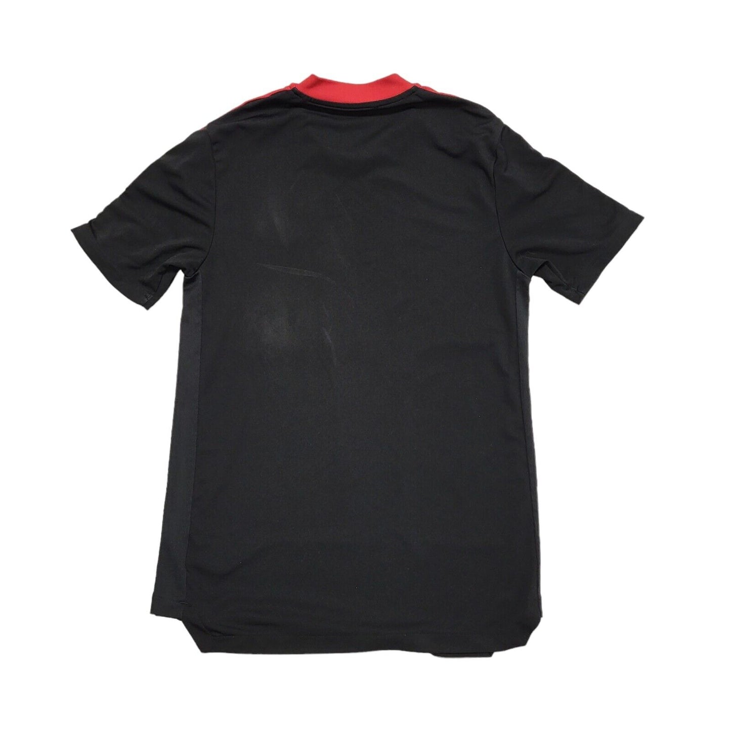 Adidas Manchester Utd Training 2022-23 Black V-Neck T-Shirt Uk Men's Size Small