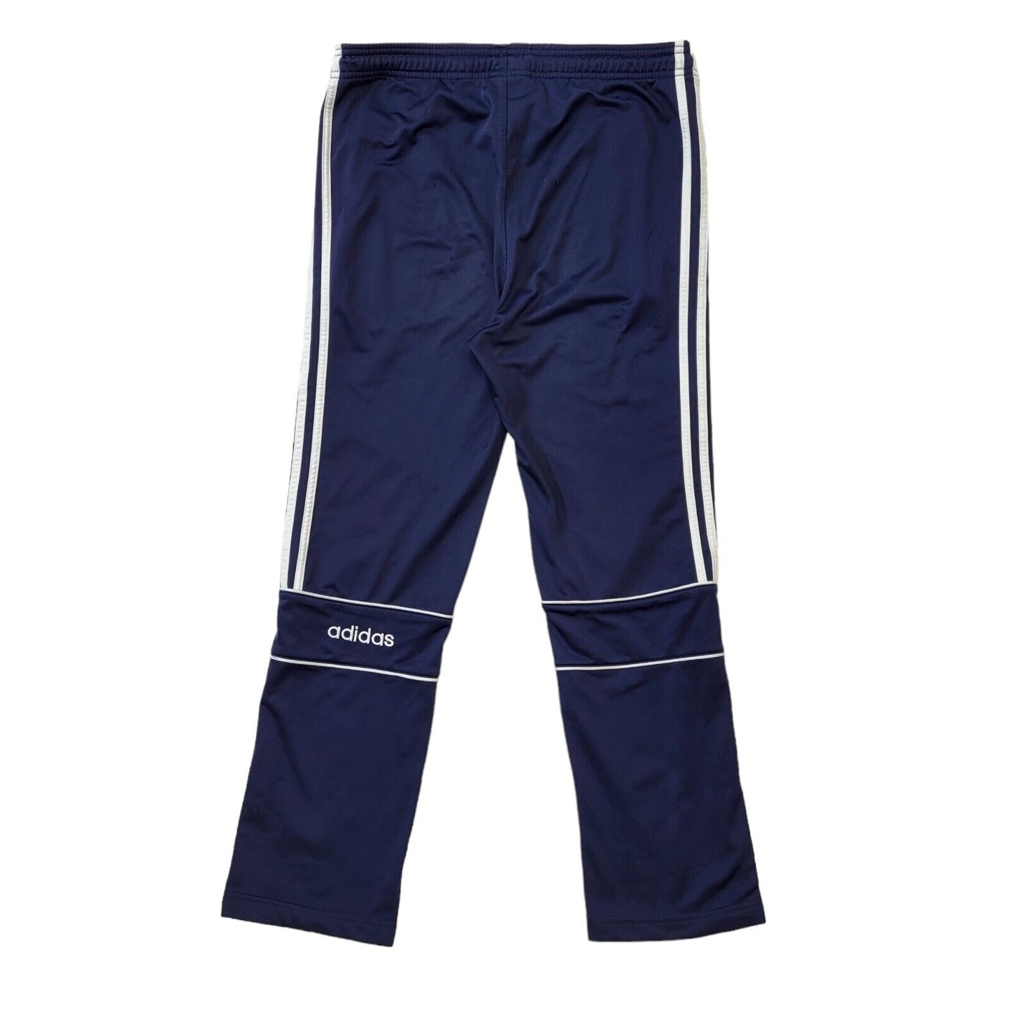Adidas 90s Vintage Navy Blue Straight Leg Tracksuit Bottoms Men's Size S W30 L28