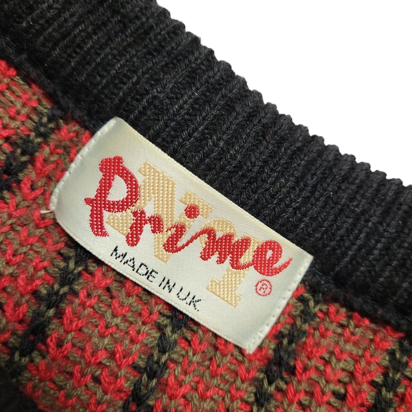 Prime Vintage 90's Multicoloured Animal Jumper UK Womens Size 16