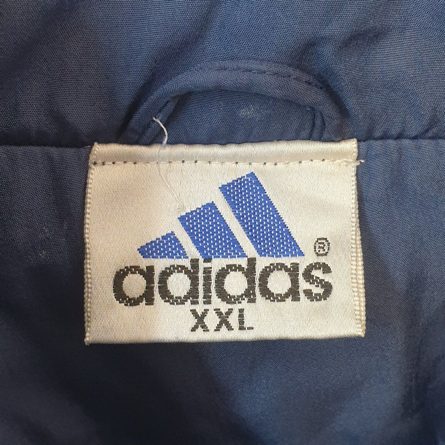 Adidas 90s Vintage Blue High Neck Zip Up Track Jacket Men's Size XXL