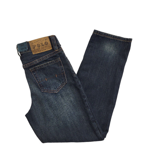 Ralph Lauren 90s Dark Blue Straight Leg Denim Jeans Boy's Age 6 W22 L21
