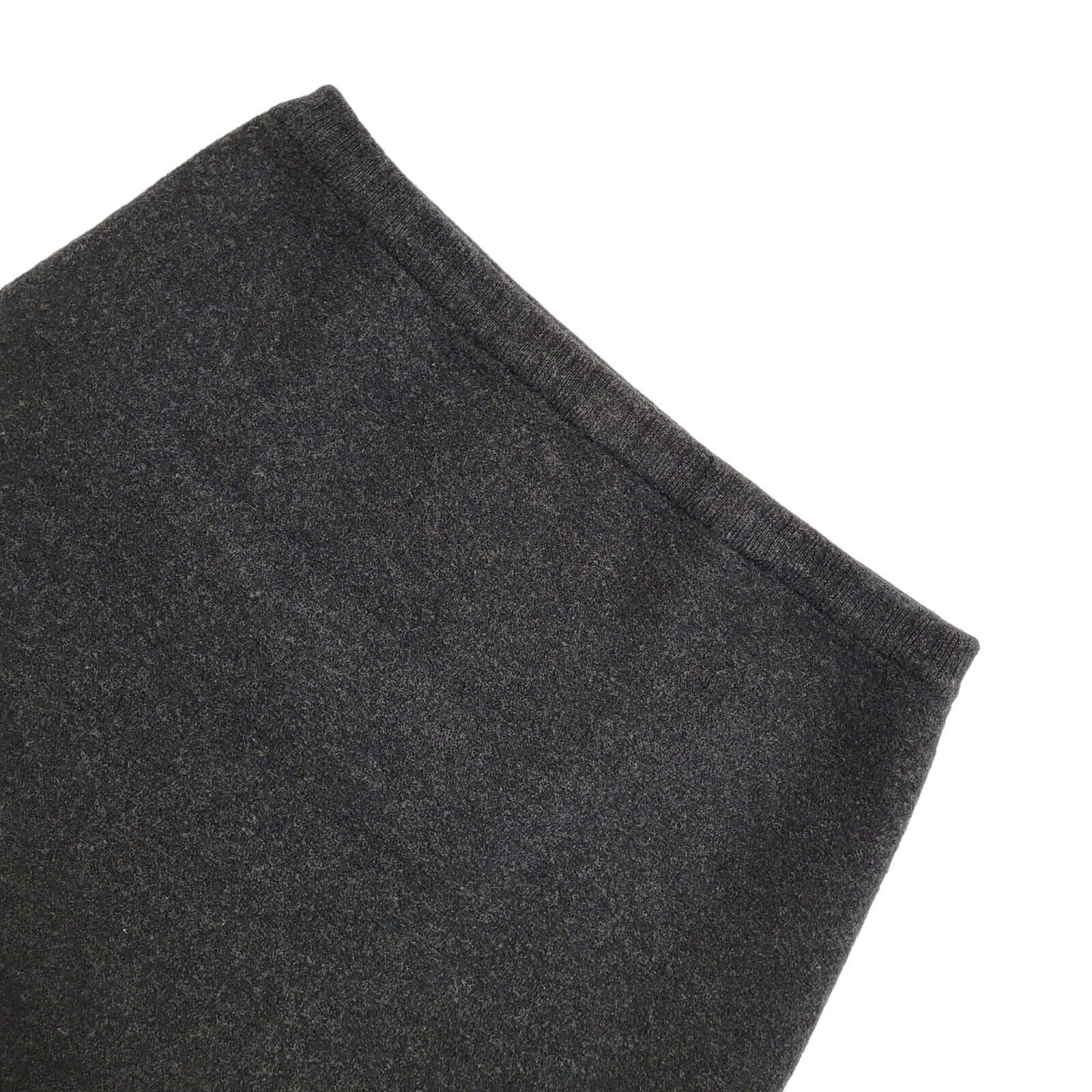 Laura Ashley Grey Merino Wool Vintage 90's Pencil Zip Skirt Women's Size M W28