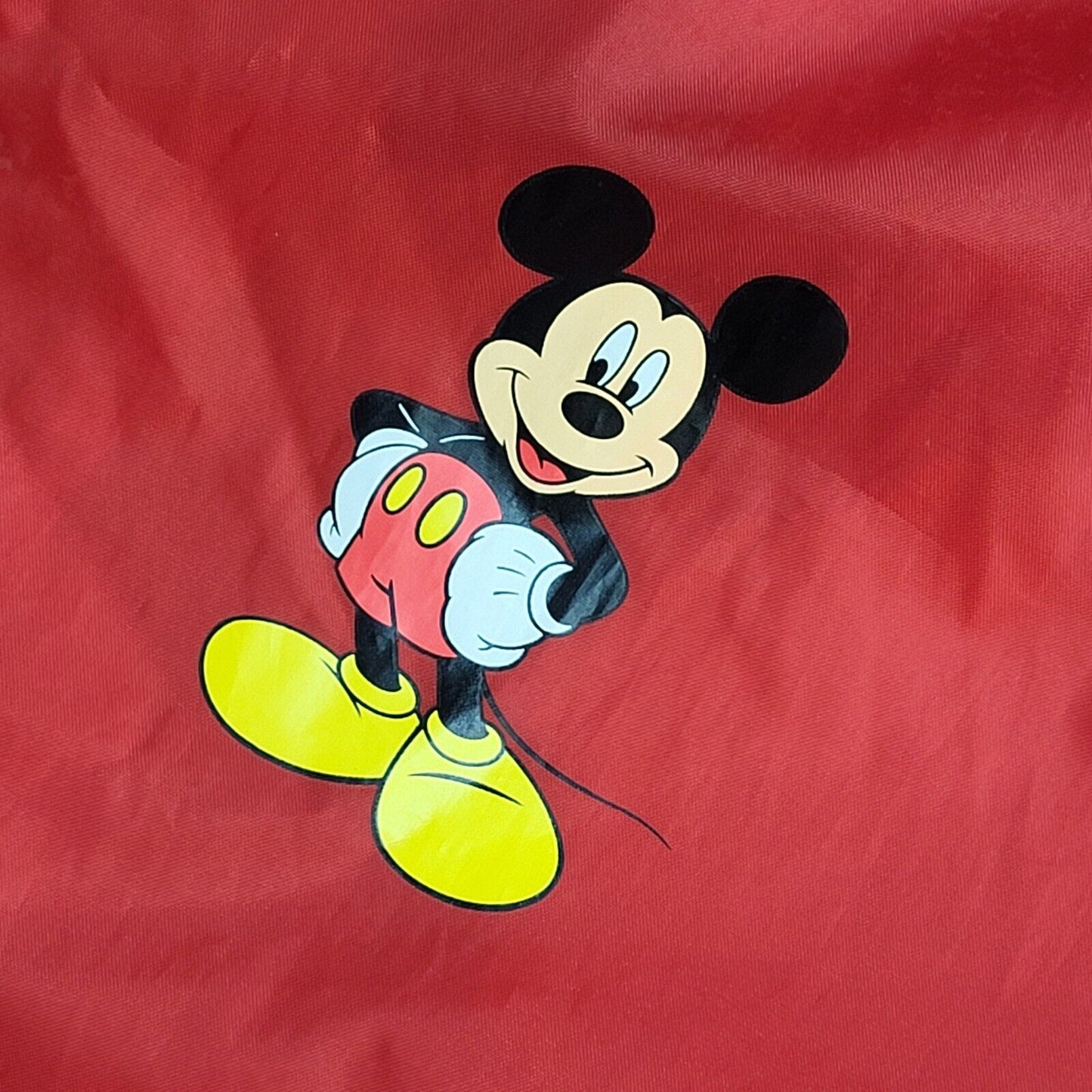 Kids Disney Red Mickey Mouse 90s Hooded Jacket UK Kids Medium
