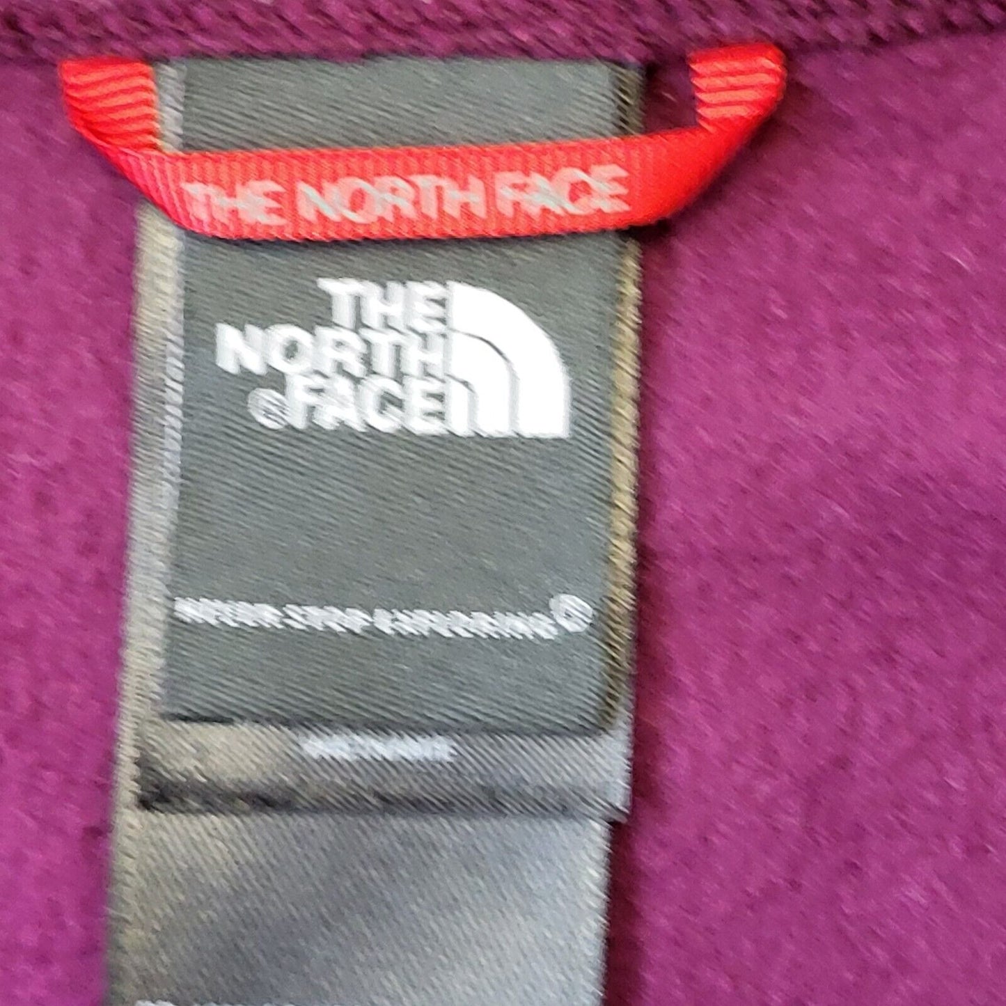 The North Face Purple Zip Up Hooded Fleece Women's Size XL