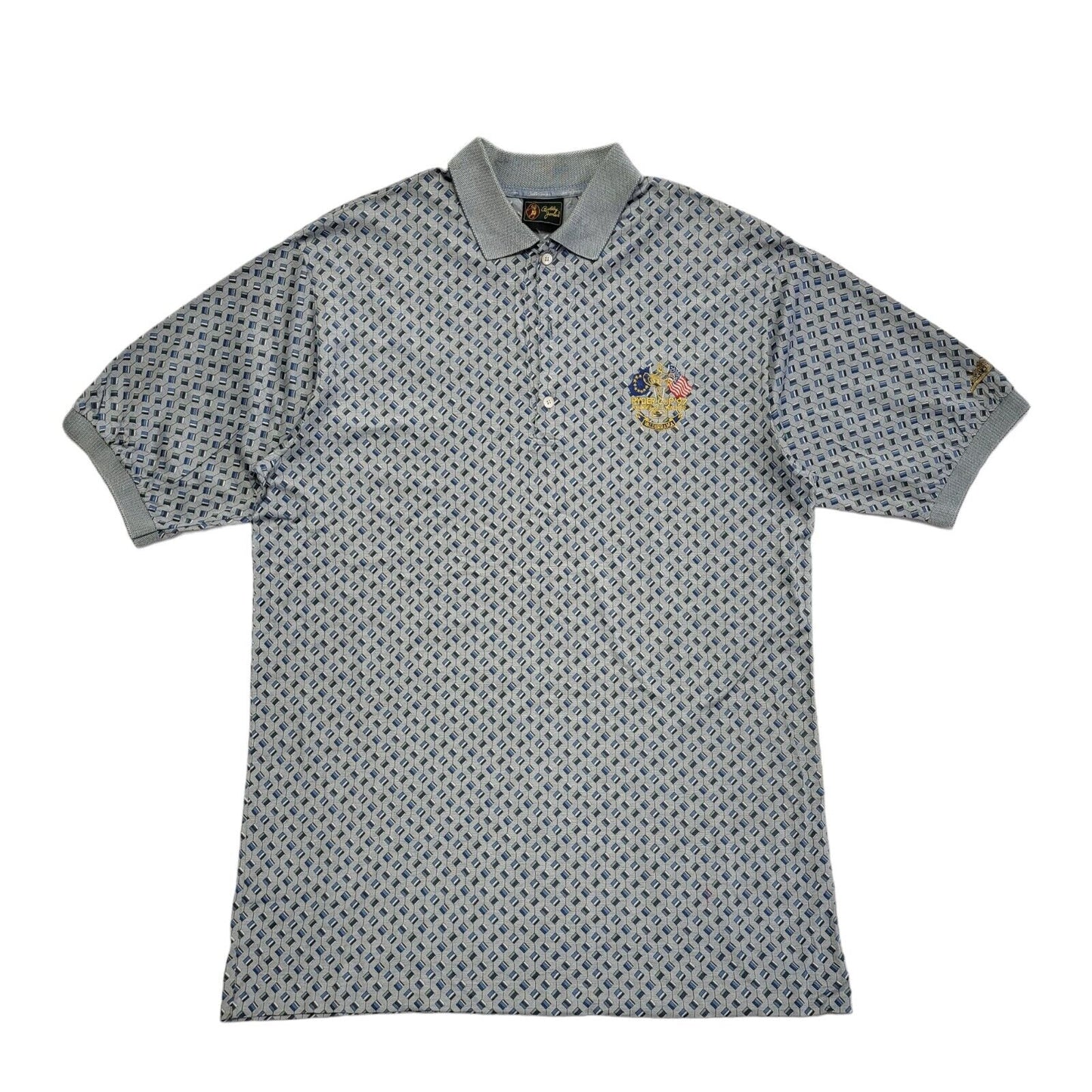 Ryder Cup 97 Bobby Jones Vintage 90's Blue  Polo Shirt Uk Men's Size M