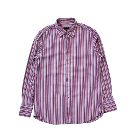 Kenzo Y2K Pink & Purple Striped Shirt Men's Size Large