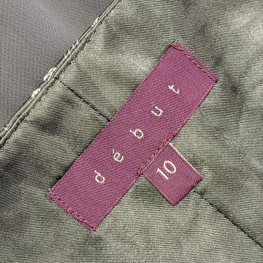 Debut Vintage Y2K Grey  A-Line Dress Uk Women's Size 10 W28