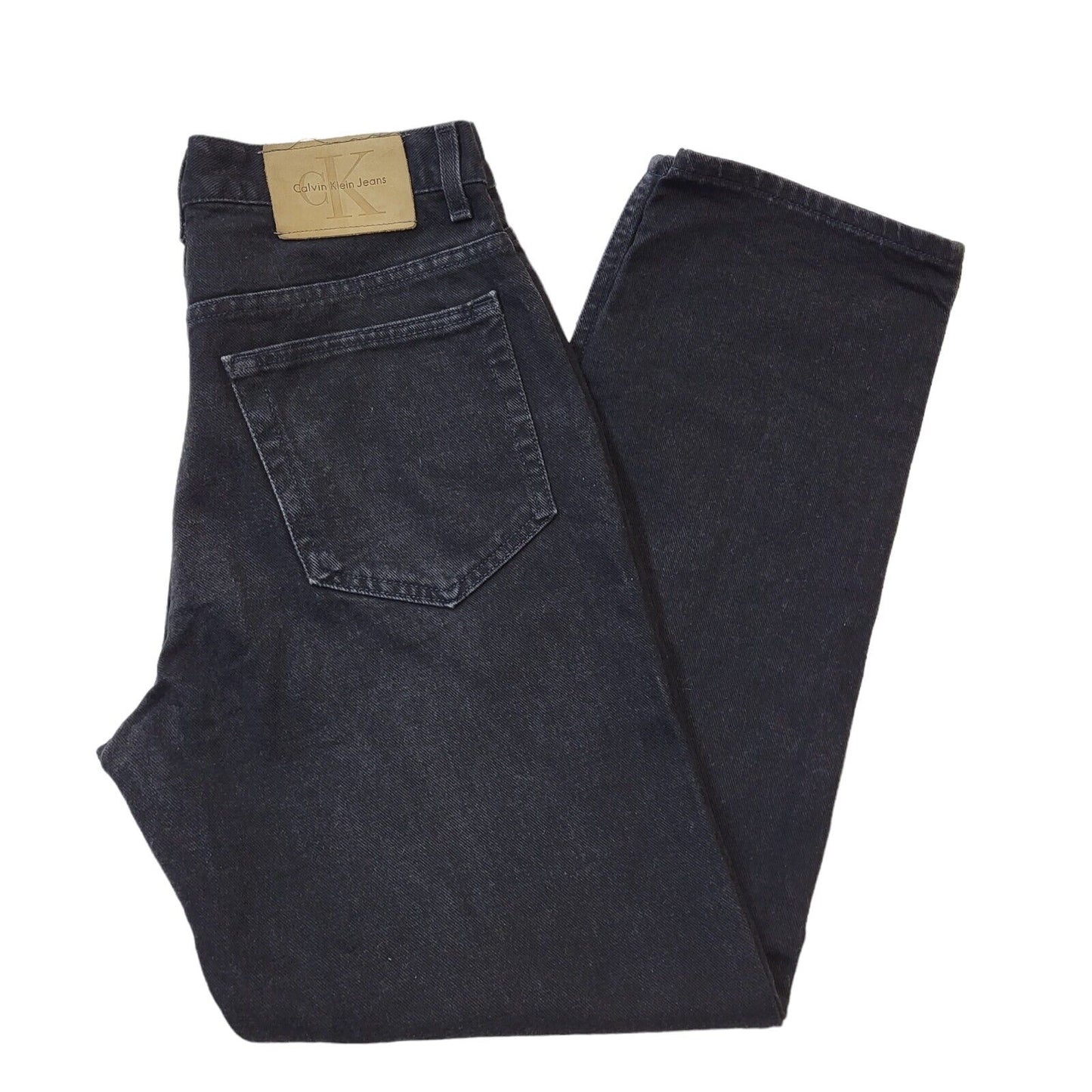 Calvin Klein 90s Vintage Black Tapered Denim Jeans Men's Size M W32 L31