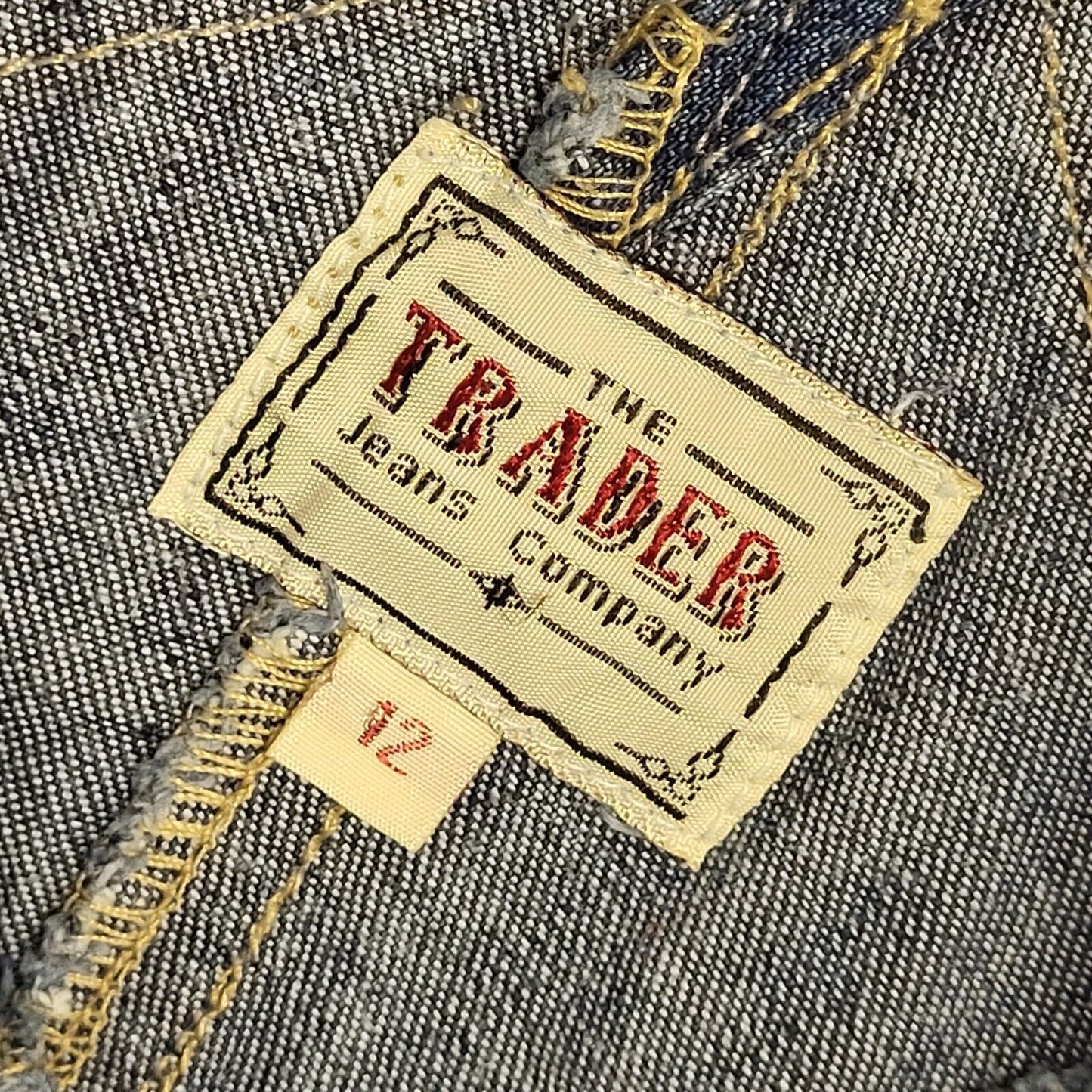 The Trader Dark Blue Strapped Denim Dress Uk Women's 12 W30