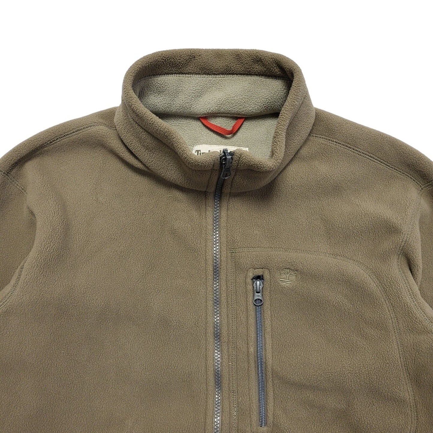 Timberland Performance Khaki Hiking Fleece Jacket Uk Men's Size Small