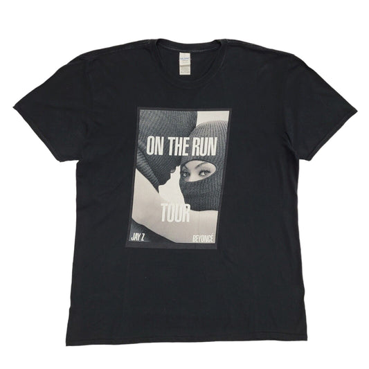 Jayz Boyonce Tour Black Vintage Y2K Short Sleeve T-Shirt Uk Men's XXL