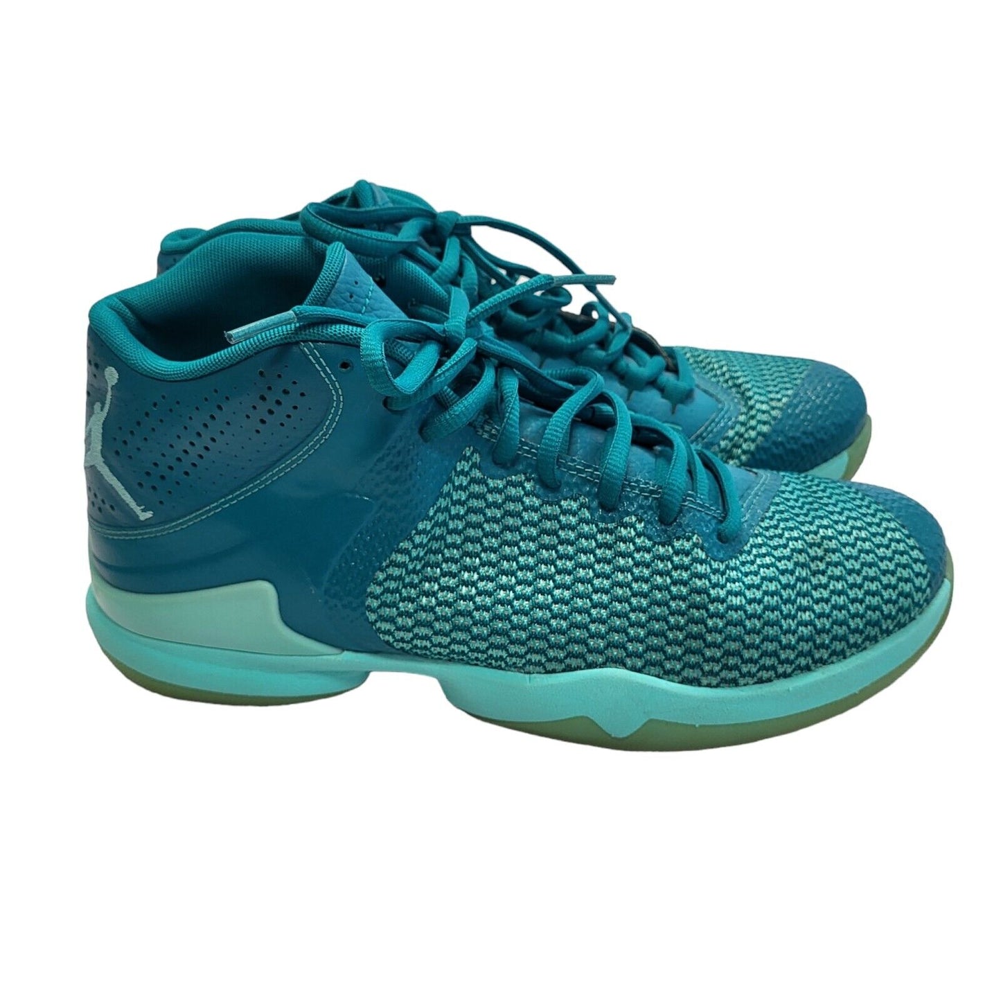 jordan Super.Fly 4.0 Blue/Turquoise Lace-up  Casual Trainers Uk Men's Size 7.5