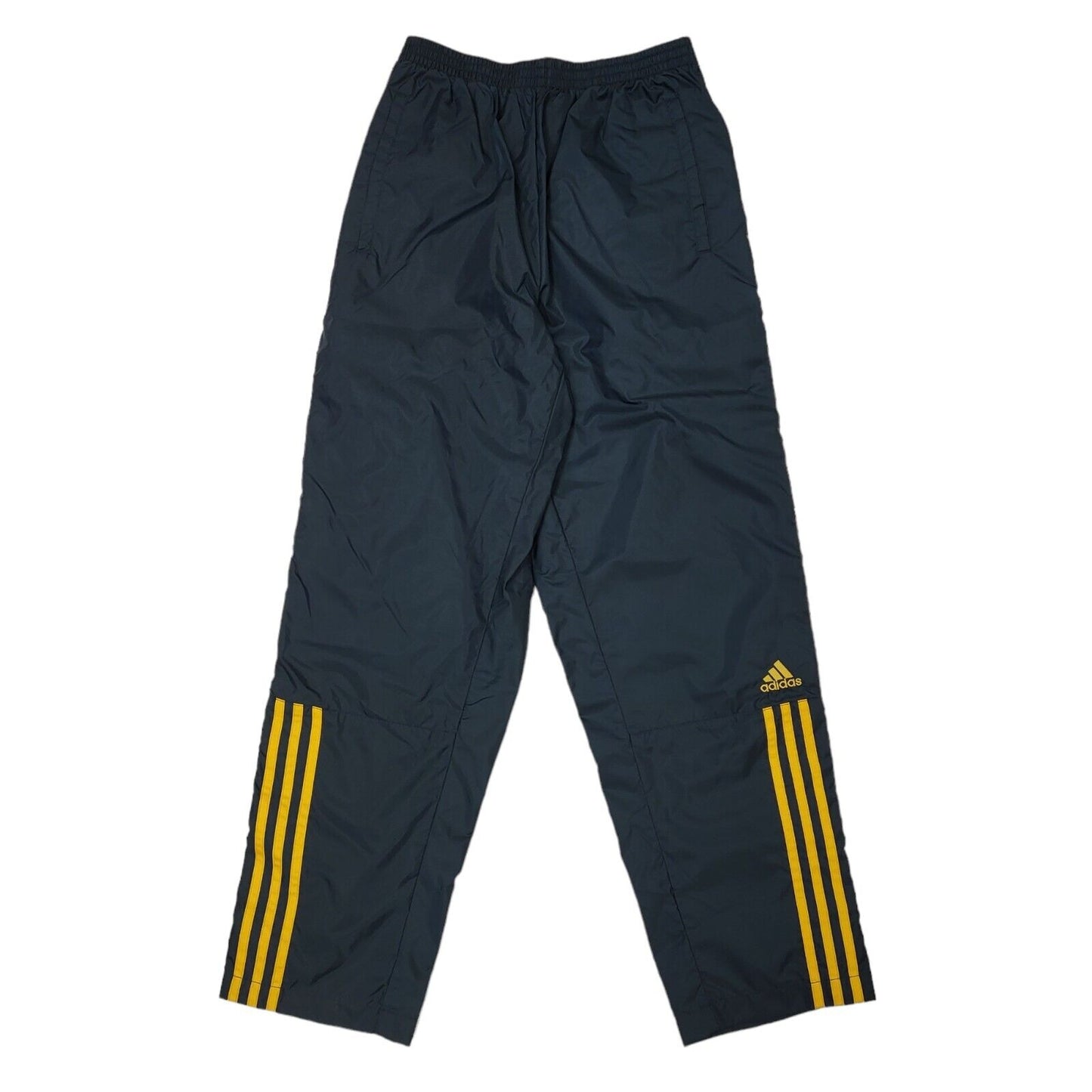 Adidas Vintage 90's Navy Blue Straight Tracksuit Bottoms Uk Men's Size S W30 L29
