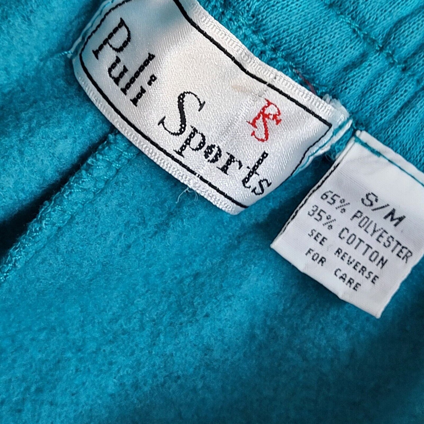 Puli Sports Blue 80s Vintage Tracksuit T-Shirt & Joggers Women's  S/M W26-28 L27