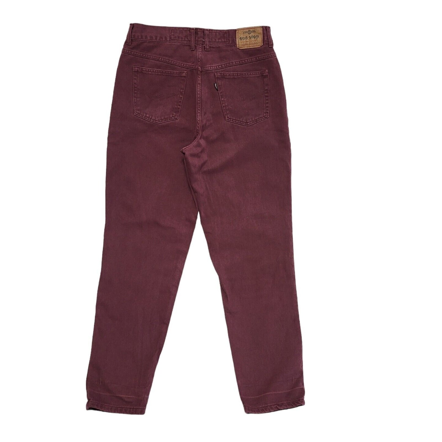 101 Stop 90s Burgundy Straight Leg Denim Jeans Men's Size M W33 L31