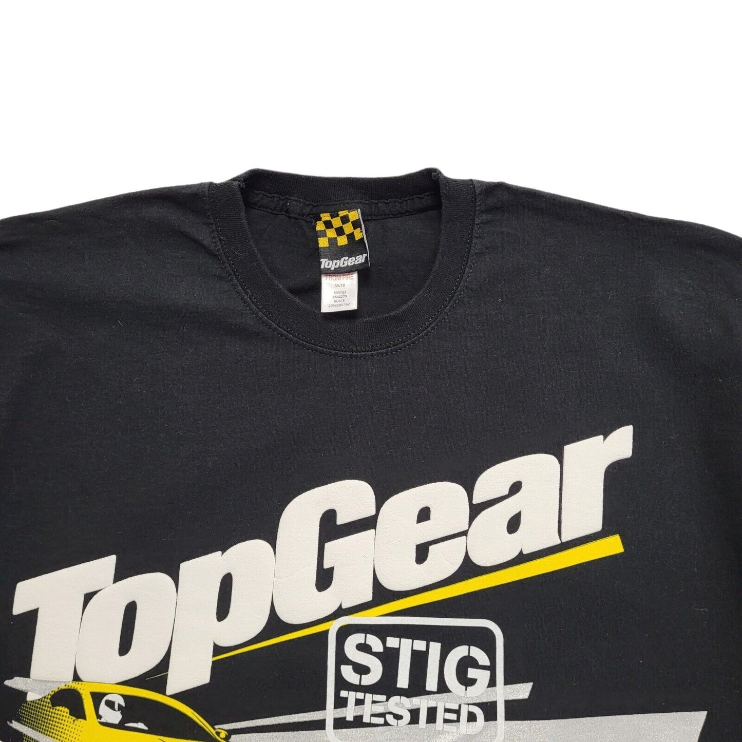 Cheeky Monkey Vintage Black Top Gear Short Sleeve T-Shirt Boys Age 15-16 Years
