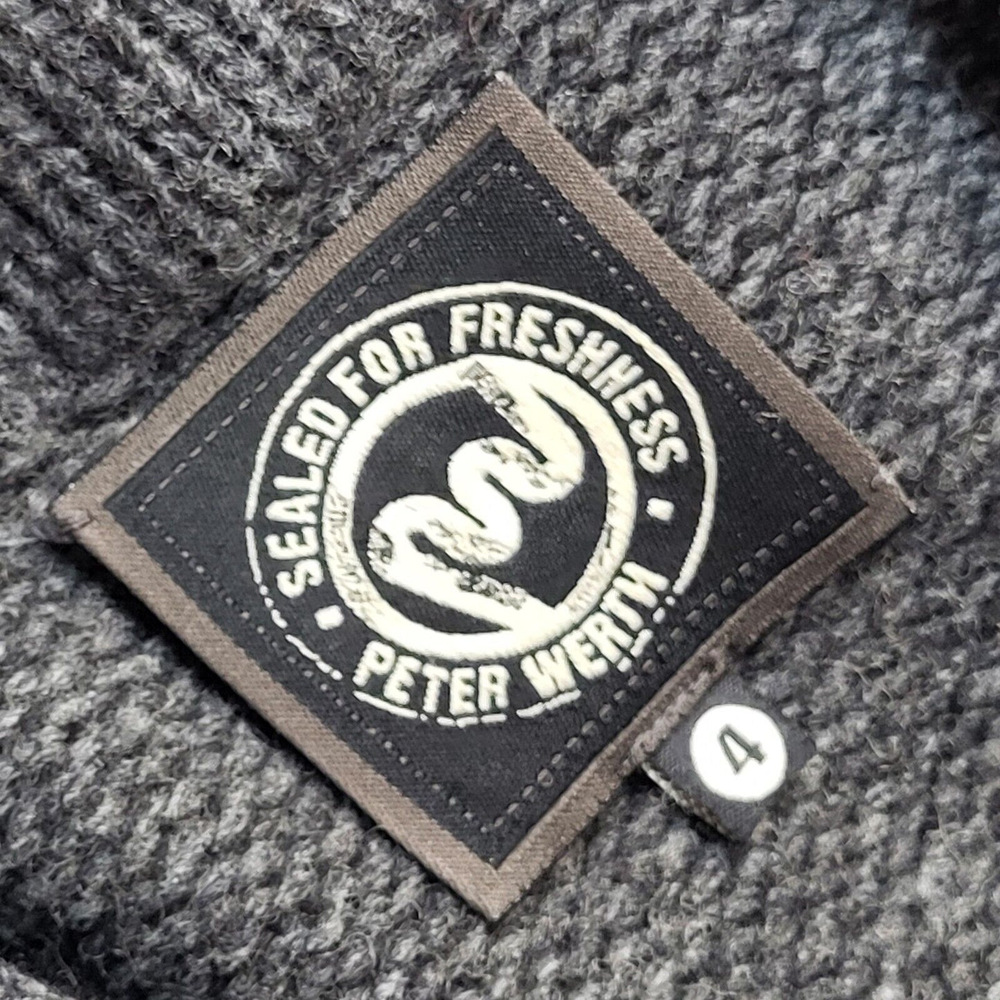 Peter Werth 90s Grey Wool Button Jacket Uk Men's Size Medium