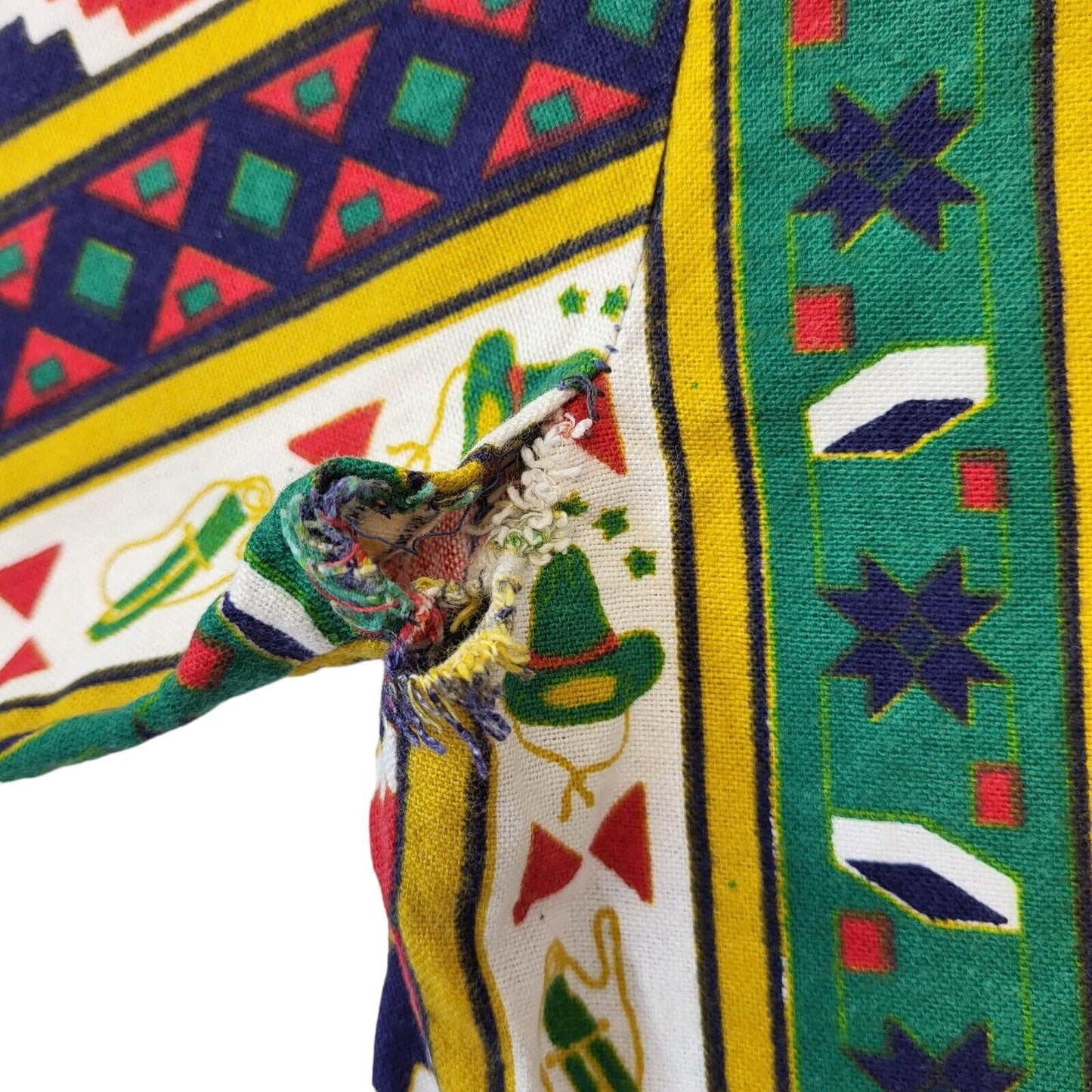 90s Vintage Multicoloured Retro Button Up Long Sleeve Shirt Women's 16