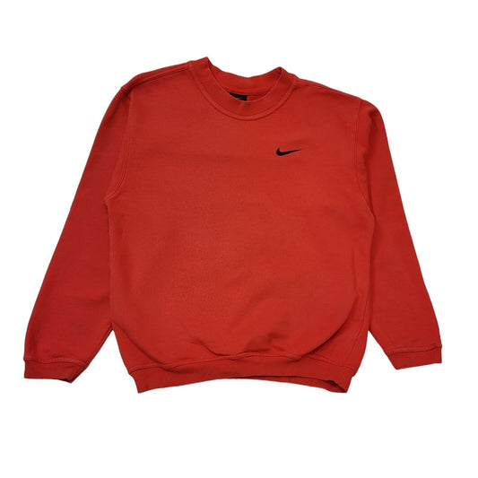 Nike 90s Vintage Red Round Neck Sweatshirt Women's Size XS