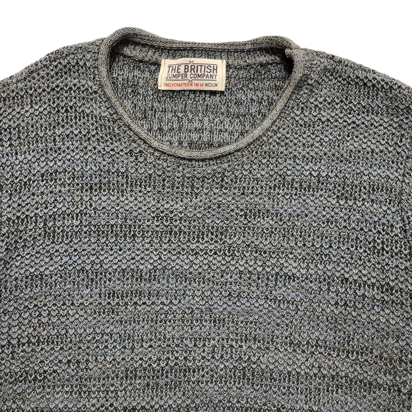 The British Jumper Vintage 90s Blue Crew Neck Jumper Uk Men's Size M