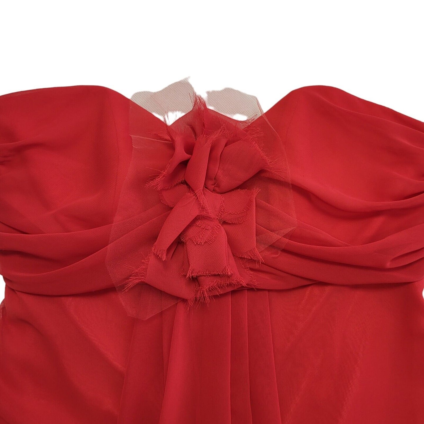 Jim Hjelm Vintage 90s Red Sweetheart Evening Dress Uk Women's Size 12 Bnwt