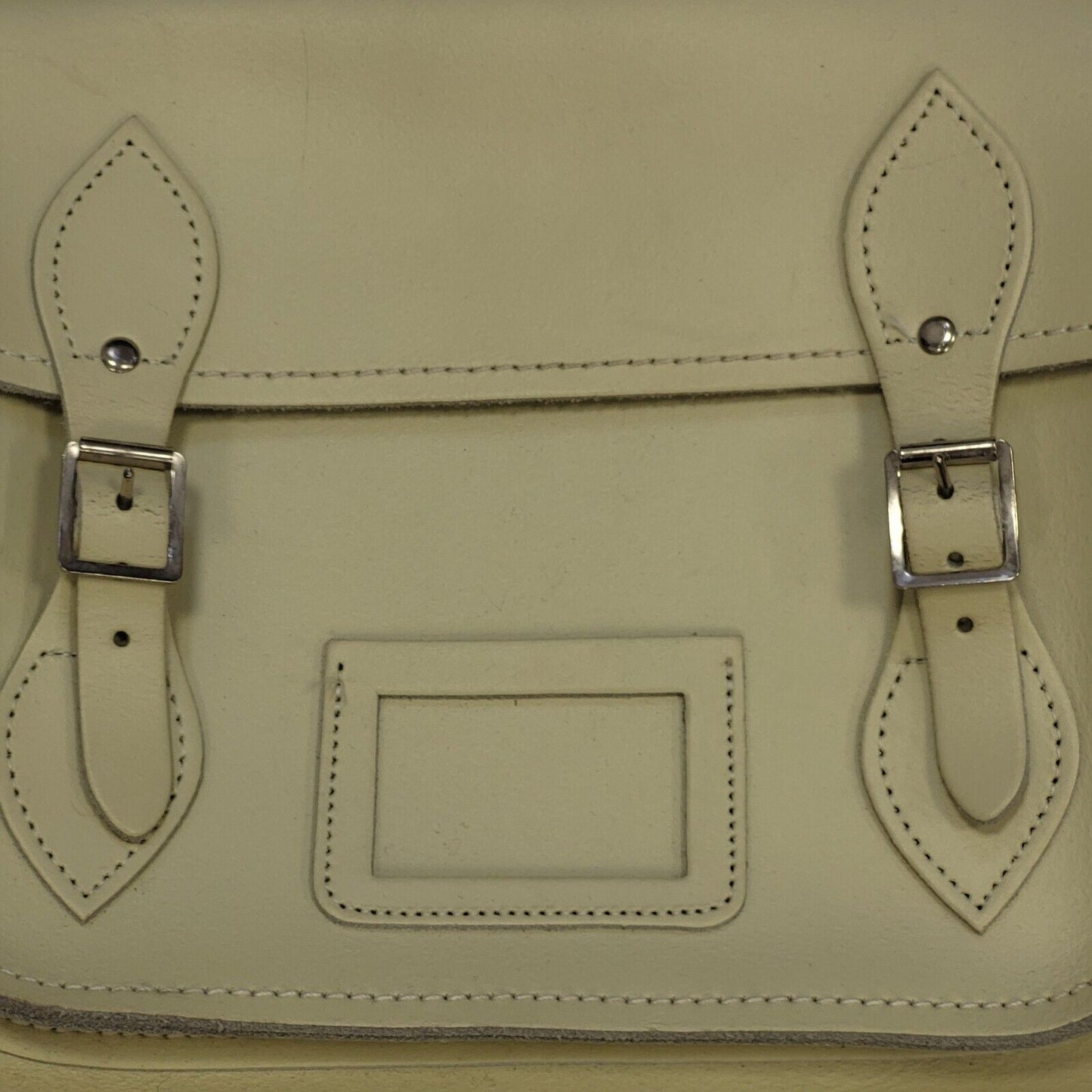 Zatchels Light Green Leather Pink Satchel Shoulder Bag Uk Women's 12" x 10"
