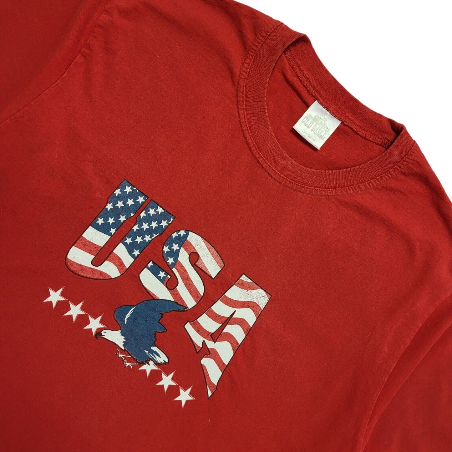 Usa Old Mill Red Vintage 90s Short Sleeve T-Shirt Uk Men's XL