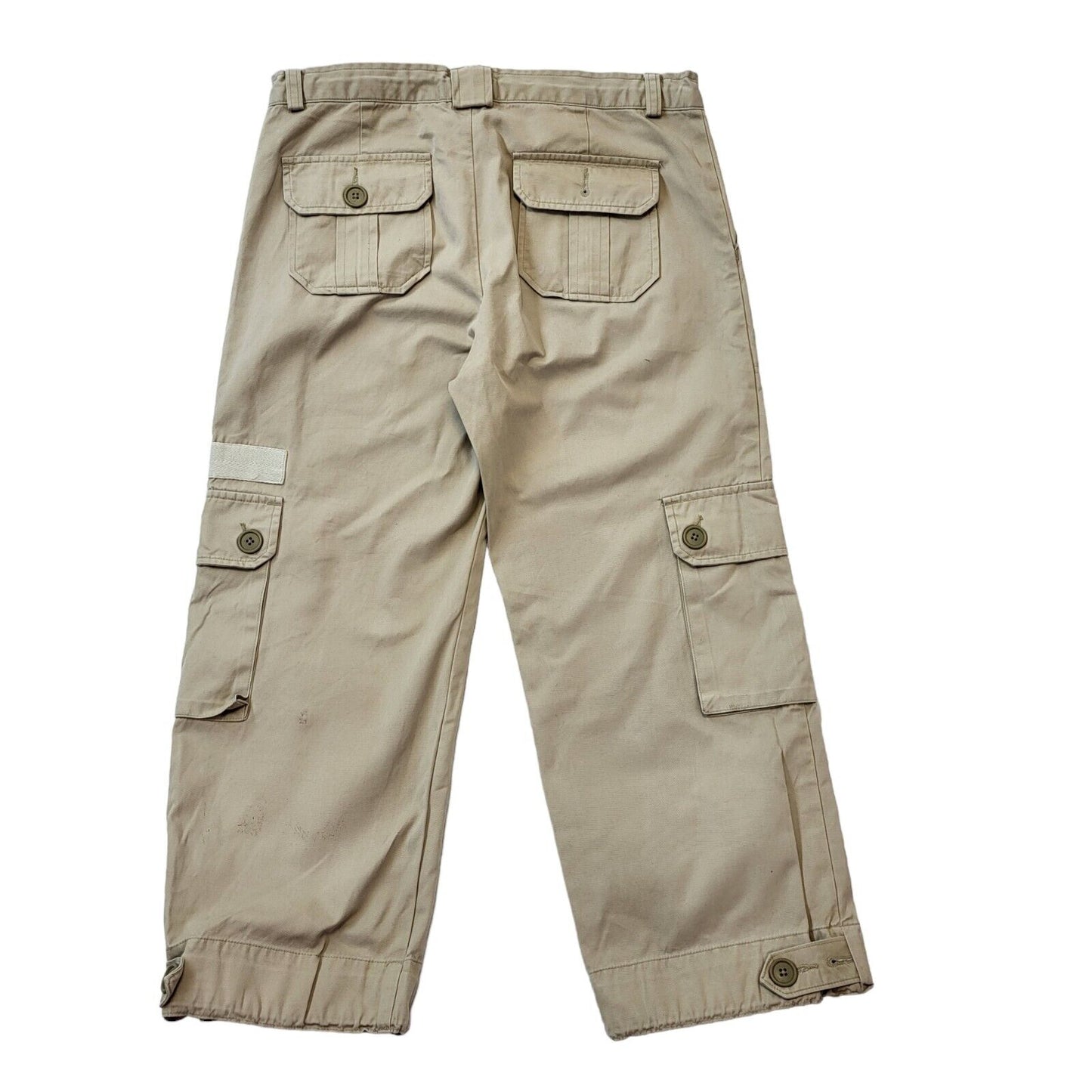 Gap 90s Vintage  Beige Cropped Trousers Women's Size 8 W26 L23